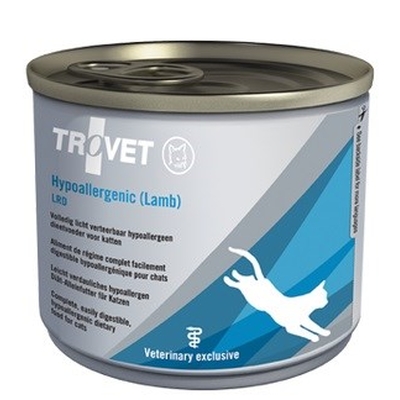 Product Υγρή Τροφή Γάτας Trovet Hypoallergenic LRD with lamb 200g base image