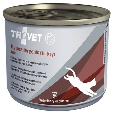 Product Υγρή Τροφή Γάτας Trovet Hypoallergenic TRD with turkey 200g base image