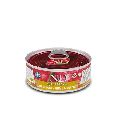 Product Υγρή Τροφή Γάτας Wet food - Farmina N&D Quinoa QUAIL&COCONUT 70g base image