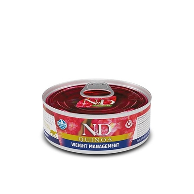 Product Υγρή Τροφή Γάτας Wet food - Farmina N&D Quinoa WEIGHT MANAGEMENT 70g base image
