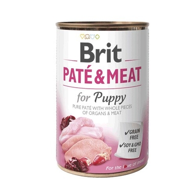 Product Υγρή Τροφή Σκύλων Brit Pate & Meat Puppy - 400g base image