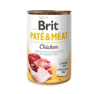 Product Υγρή Τροφή Σκύλων Brit Pate & Meat with Chicken - 400g base image