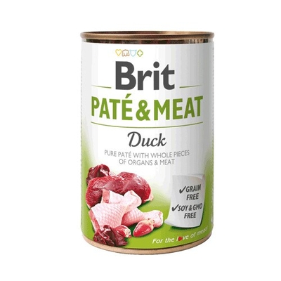 Product Υγρή Τροφή Σκύλων Brit Pate & Meat with Duck - 400g base image