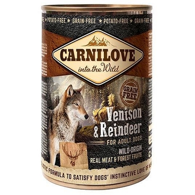 Product Υγρή Τροφή Σκύλων Carnilove Into the Wild Venison&Reindeer 400 g base image