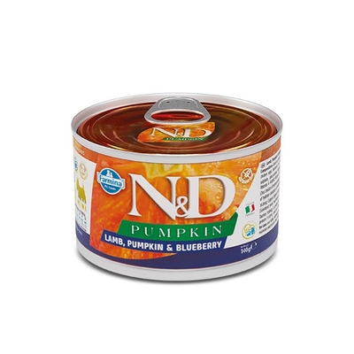 Product Υγρή Τροφή Σκύλων Farmina N&D LAMB&PUMPKIN&BLUEBERRY 140g base image