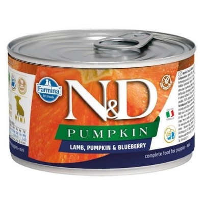 Product Υγρή Τροφή Σκύλων Farmina N&D LAMB&PUMPKIN&BLUEBERRY PUPPY 140g base image