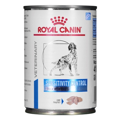 Product Υγρή Τροφή Σκύλων Royal Canin Vet Sensitivity Control Duck&Rice 410 g base image