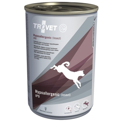 Product Υγρή Τροφή Σκύλων Trovet Hypoallergenic IPD with insect 400 g base image