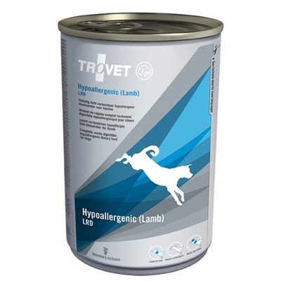 Product Υγρή Τροφή Σκύλων Trovet Hypoallergenic LRD with lamb 400 g base image