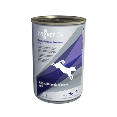Product Υγρή Τροφή Σκύλων Trovet Hypoallergenic VPD with venison 400 g base image