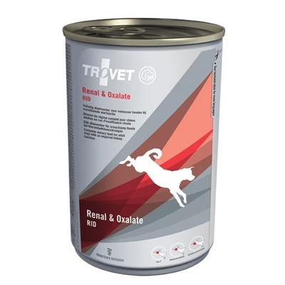 Product Υγρή Τροφή Σκύλων Trovet Renal & Oxalate RID with chicken 400 g base image