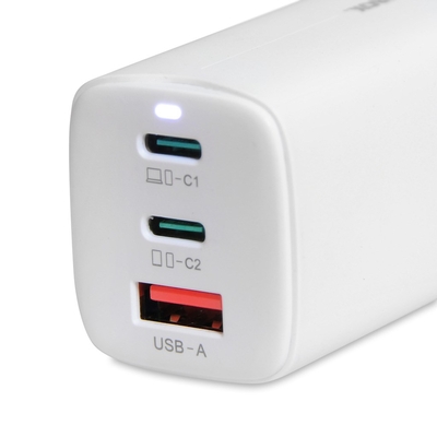 Product Φορτιστής Πρίζας iBox C-65 White, GaN 65W base image