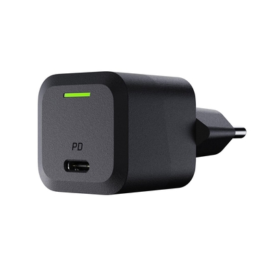 Product Φορτιστής Πρίζας USB Green Cell PowerGaN 33 W PD 3.0 QC 3.0 1x USB-C black base image