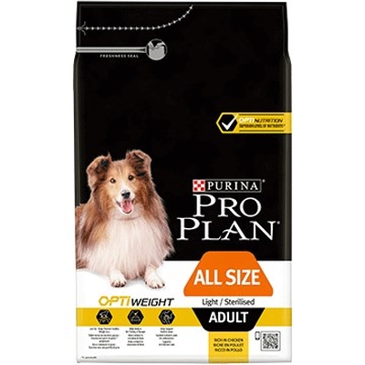 Product Ξηρά Τροφή Σκύλων Purina All Sizes Adult Light/Sterilised with OPTIWEIGHT 14 kg Chicken base image