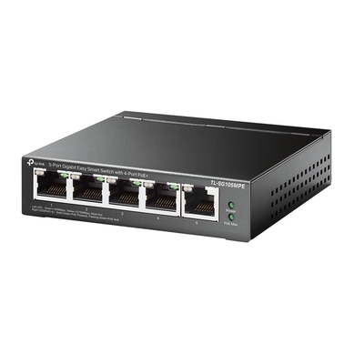 Product Network Switch TP-Link 5-Port Gigabit Easy Smart with 4-Port PoE+ v2 base image