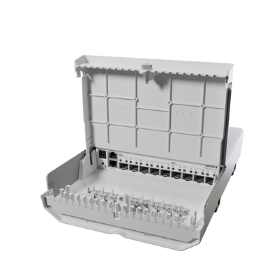 Product Network Switch Mikrotik netFiber 9 Gigabit Ethernet (PoE) White base image