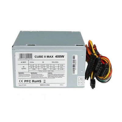 Product Τροφοδοτικό 400W iBox CUBE II unit 20+4 pin ATX ATX Silver base image