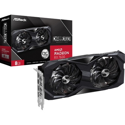 Product Κάρτα Γραφικών ASRock Challenger 90-GA41ZZ-00UANF AMD Radeon RX 7600 8GB GDDR6 base image