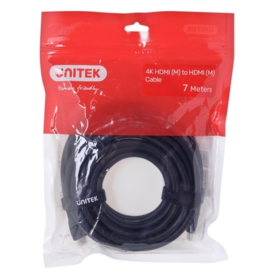 Product Καλώδιο HDMI Unitek 2.0, 4K 60HZ, C11068BK, 7M base image