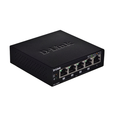 Product Network Switch D-Link DES-1005P Unmanaged Black (PoE) base image