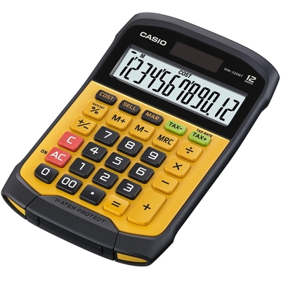 Product Αριθμομηχανή Casio Calculator WM-320MT Pocket Display Black, Yellow base image
