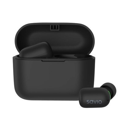 Product Bluetooth Handsfree Savio TWS-09 IPX5 In-ear Music Black base image