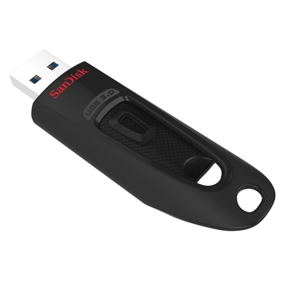 Product USB Flash 128GB SanDisk Ultra Type-A 3.0 Black base image