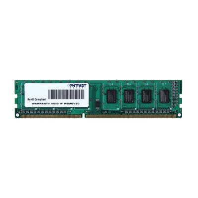 Product Μνήμη RAM Σταθερού DDR3 4GB Patriot PC3-12800 1 x 4GB 1600 MHz base image