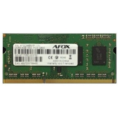 Product Μνήμη RAM Φορητού DDR3 8GB AFOX SO-DIMM 1600 MHz LV 1,35V base image