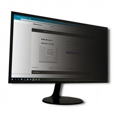 Product Privacy Filter Qoltec 51061 24", 16:10 base image