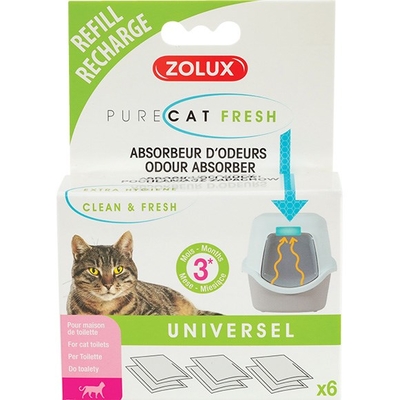 Product Καθαριστικό Γάτας Zolux Purecat Fresh Odor absorber cartridges base image