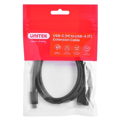 Product Καλώδιo USB Unitek USB-C-USB-A,M/F 10GBPS 60W base image