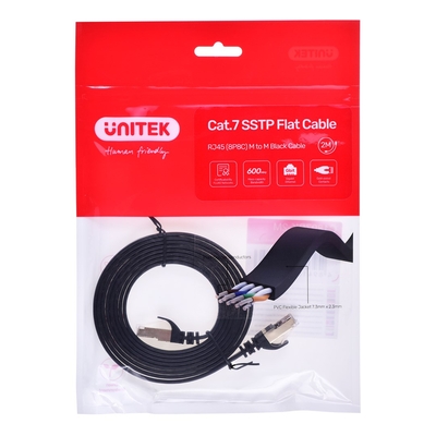 Product Καλώδιο Δικτύου Unitek RJ-45, 2m, C1897BK-2M base image
