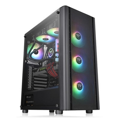 Product Κουτί Η/Υ Thermaltake V250 TG ARGB Midi Black base image