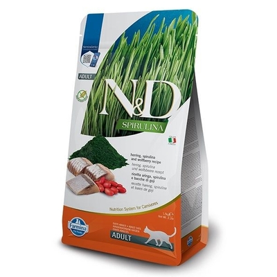 Product Ξηρά Τροφή Γάτας Farmina N&D Spirulina Herring 1.5 kg base image