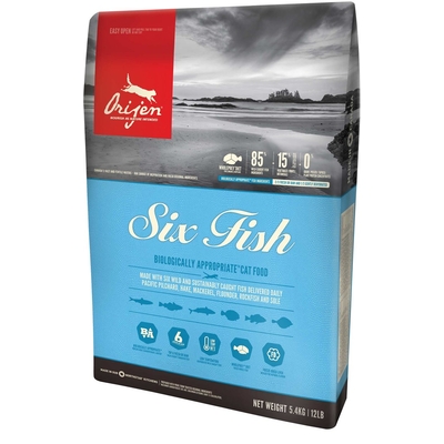 Product Ξηρά Τροφή Γάτας Orijen Six Fish 5.4 kg Adult base image