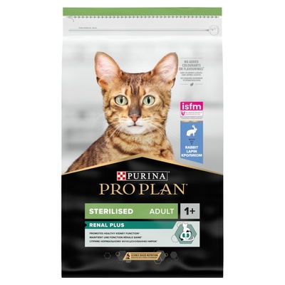 Product Ξηρά Τροφή Γάτας Purina Pro Plan Sterilised Renal 10 kg base image