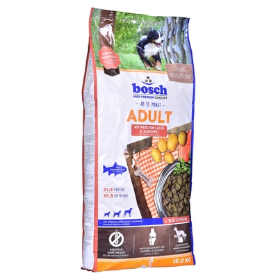 Product Ξηρά Τροφή Σκύλων Bosch 09030 Adult Salmon Potato 15 kg base image
