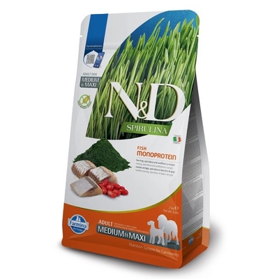 Product Ξηρά Τροφή Σκύλων Farmina N&D Spirulina Herring Adult Med/Maxi 7 kg base image