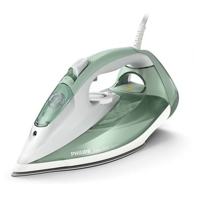 Product Σίδερο Ατμού Philips 7000 series DST7012/70 SteamGlide Plus 2600W Green, Grey base image