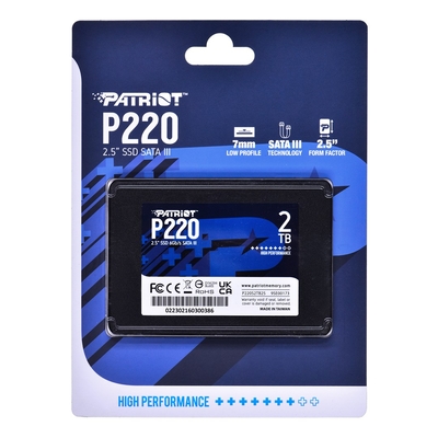Product Σκληρός Δίσκος 2.5" SSD 2TB Patriot P220 SATA3 P220S2TB25 base image