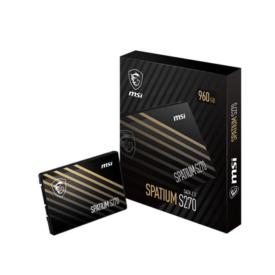 Product Σκληρός Δίσκος 2.5" SSD 960GB MSI SPATIUM S270 SATA Serial ATA III 3D NAND base image