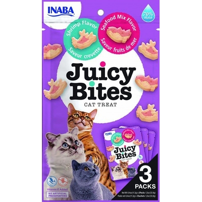 Product Σνακ Γάτας Inaba Juicy Bites Shrimp and Seafood 3x11,3 g base image