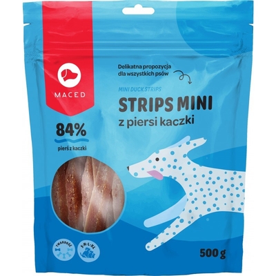 Product Σνακ Σκύλου Maced Mini ducks strips 500g base image