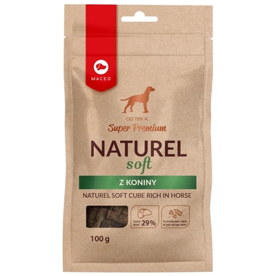 Product Σνακ Σκύλου Maced Naturel soft cube rich in horse 100g base image