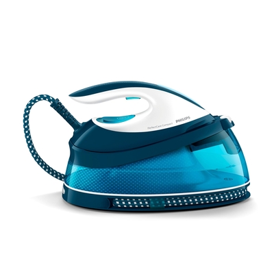 Product Σύστημα Σιδερώματος Philips GC7840/20 2400W 1.5L SteamGlide Blue, White base image