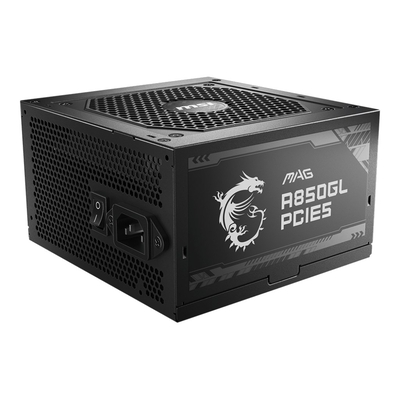 Product Τροφοδοτικό 850W MSI MAG A850GL PCIE5 20+4 pin ATX ATX Black base image