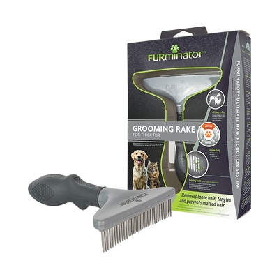 Product Χτένα Σκύλων FURminator Grooming Rake for pets with thick fur base image