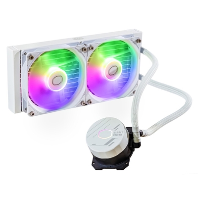 Product Ψύκτρα CPU Cooler Master MasterLiquid 240L Core ARGB White Liquid 12 cm base image