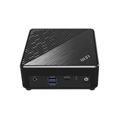 Product PC MSI Cubi ADL-002EU N100 mini Intel Celeron N 4GB DDR4-SDRAM 128GB SSD W11Pro Workstation Black base image